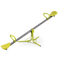 Babyjoy Kids Seesaw 360° Swivel Children Teeter Outdoor Play Equipment Impact Absorbing——2 Seat