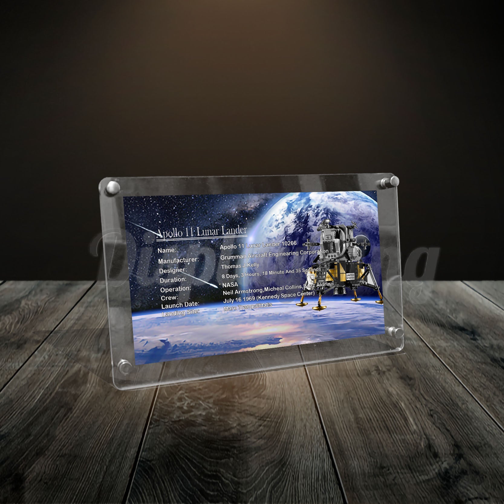 Buy Display King - Acrylic photo frame for Lego NASA Apollo 11 Lunar ...