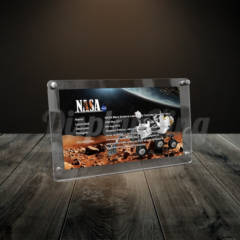 Buy Display King - Acrylic photo frame for Lego NASA Mars Science ...