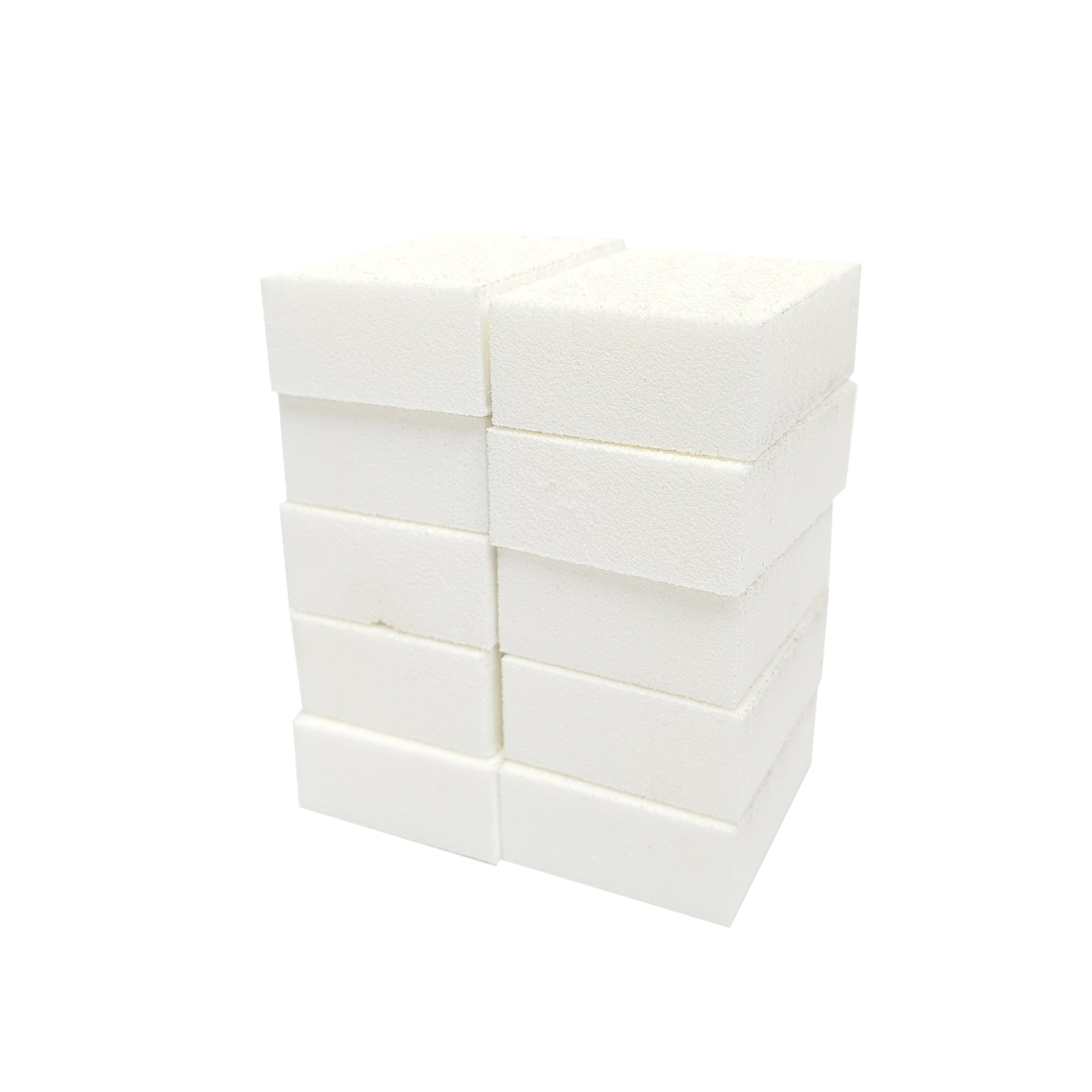 Buy Buffer Mini 2 Way Sanding File Block White Grit 100/120 10 pcs ...