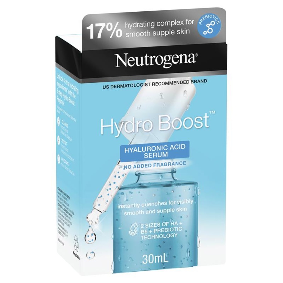 2 x Neutrogena Hydro Boost Hyaluronic Acid Serum 30mL