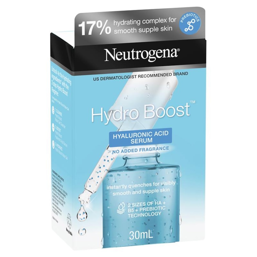 2 x Neutrogena Hydro Boost Hyaluronic Acid Serum 30mL
