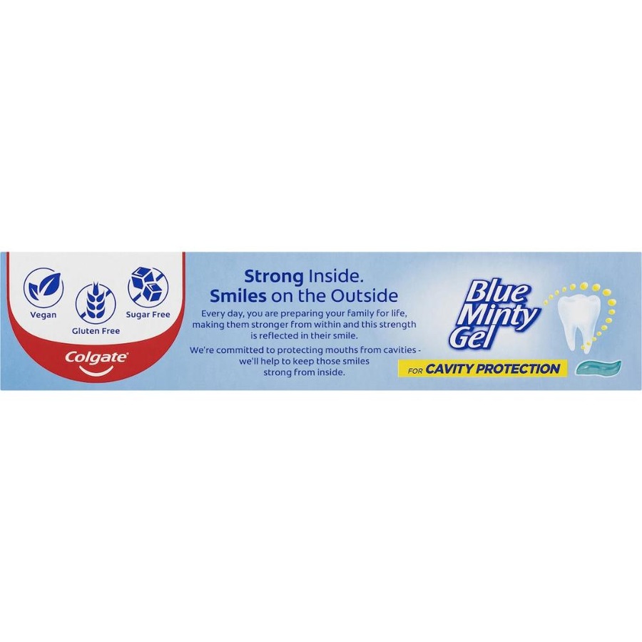 Buy 5 x Colgate Cavity Protection Toothpaste Blue Minty Gel For Cavity ...