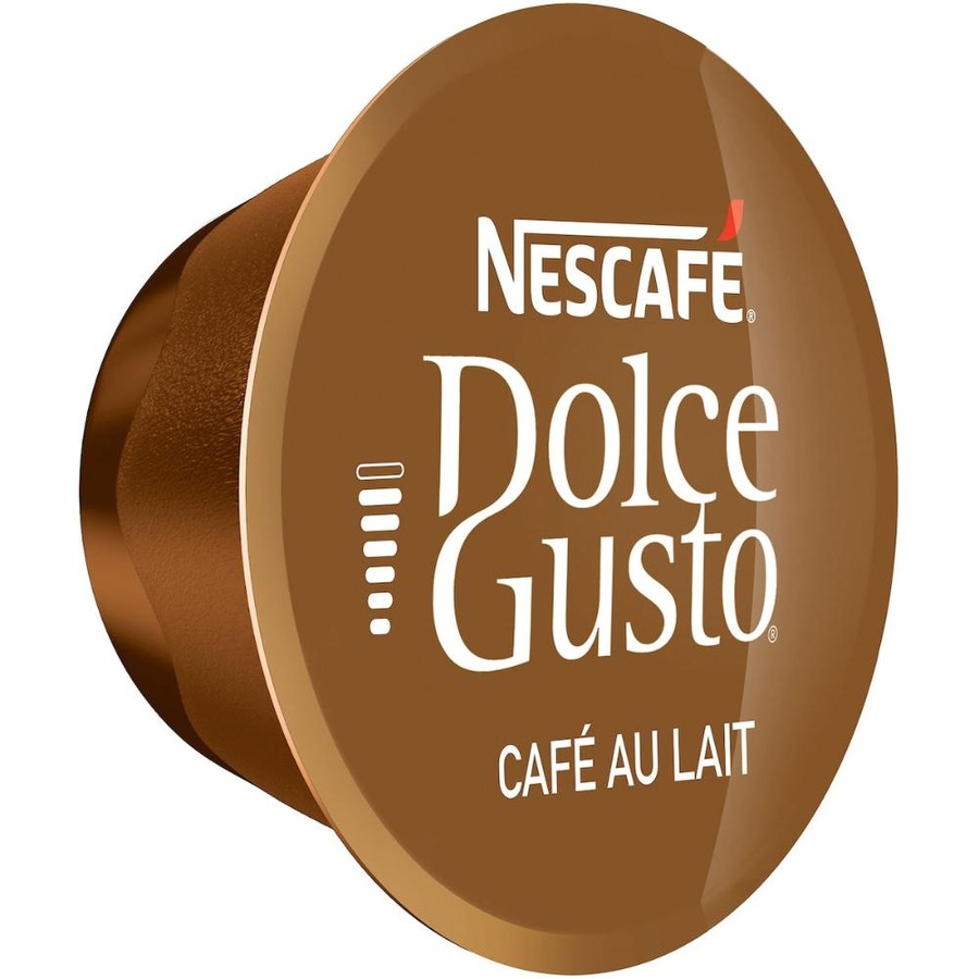 5 x Nescafe Dolce Gusto Cafe Au Lait Coffee Pods Capsules 16 Pack