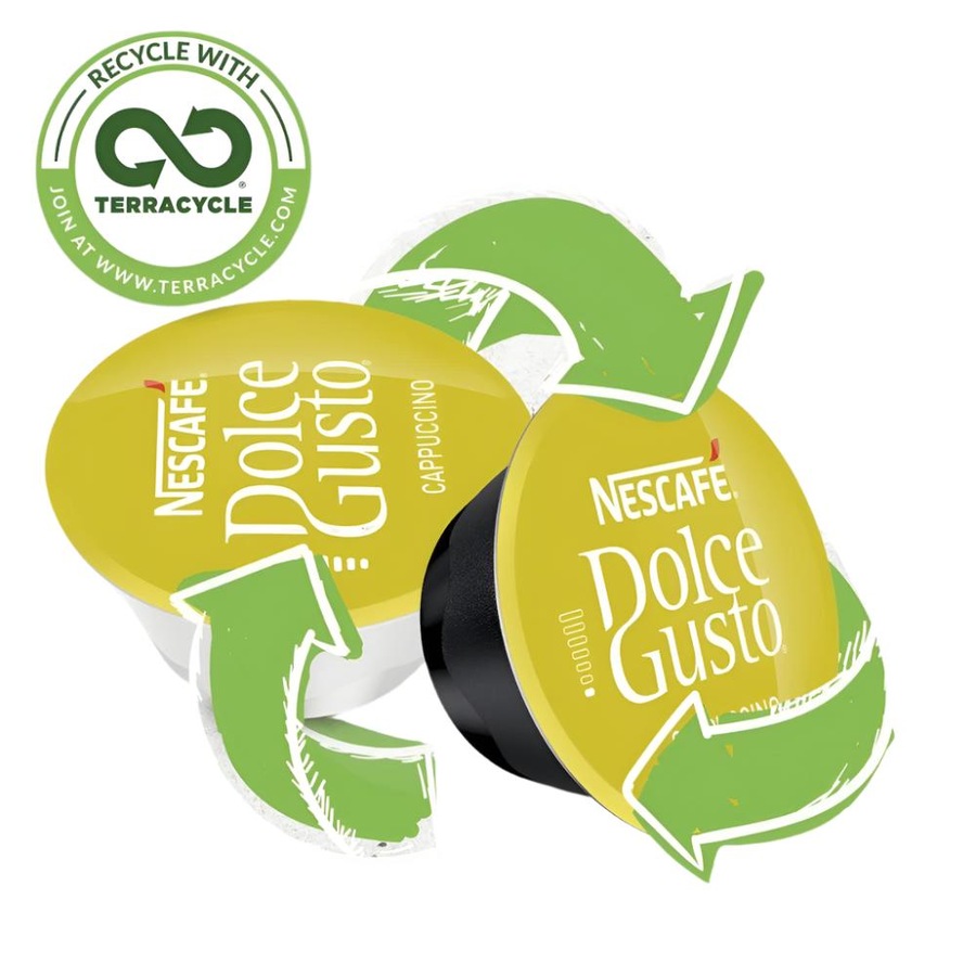 5 x Nescafe Dolce Gusto Cappuccino Coffee Pods Capsules 16 Pack