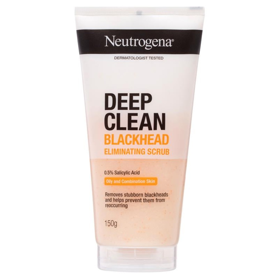 5 x Neutrogena Deep Clean Blackhead Eliminating Scrub 150g