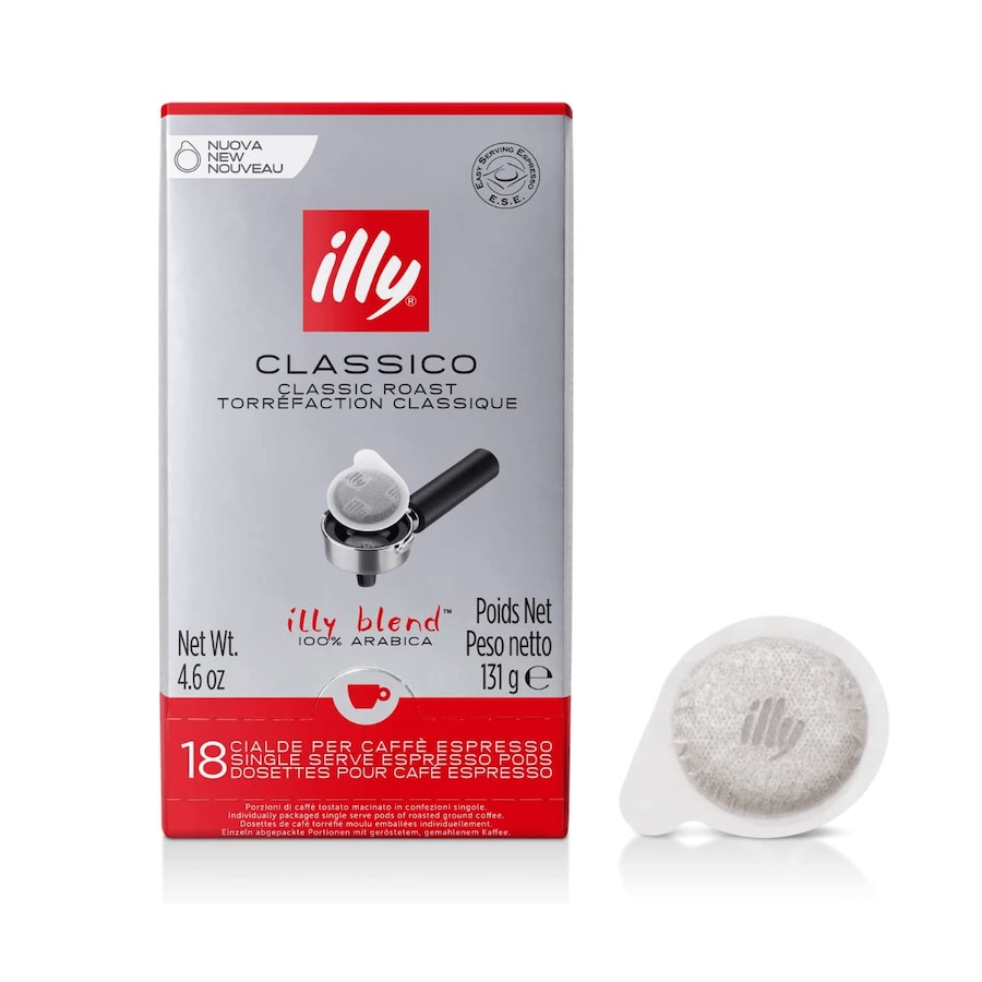 Illy Classico Espresso Coffee Pods 18 Pods (2 Pack)