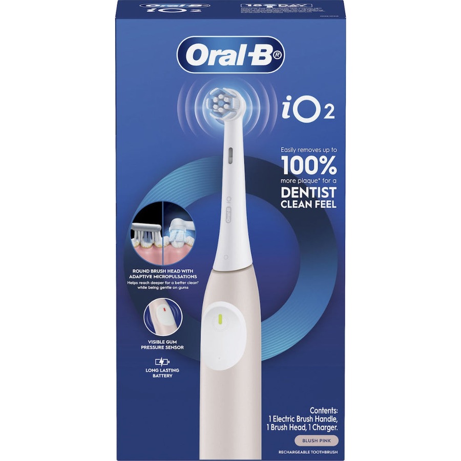Oral-B iO2 Electric Toothbrush Blush Pink Set each