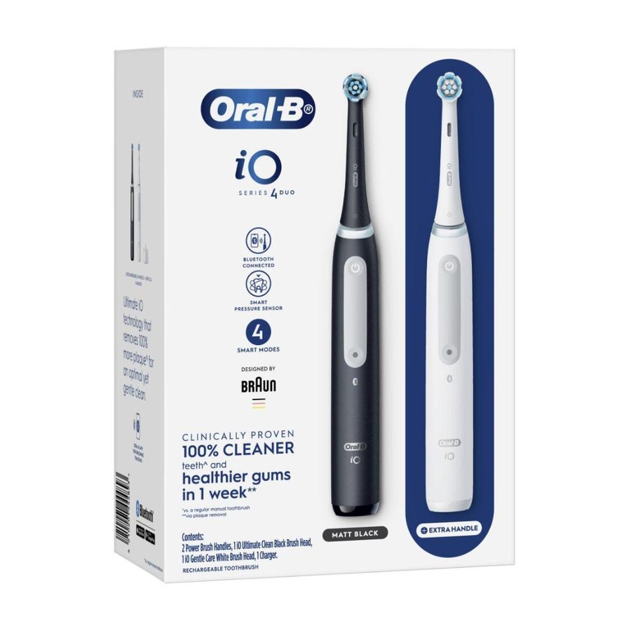 Oral-B iO4 Series Dual Handle Electric Toothbrush Pack