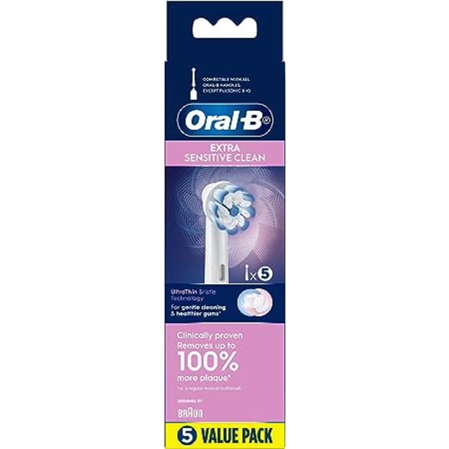 Oral B Power Toothbrush Extra Sensitive Refills 5 Pack