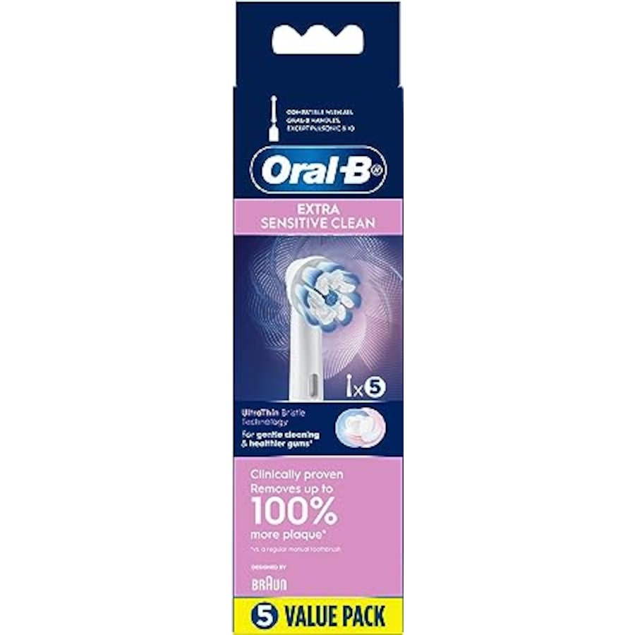 Oral B Power Toothbrush Extra Sensitive Refills 5 Pack