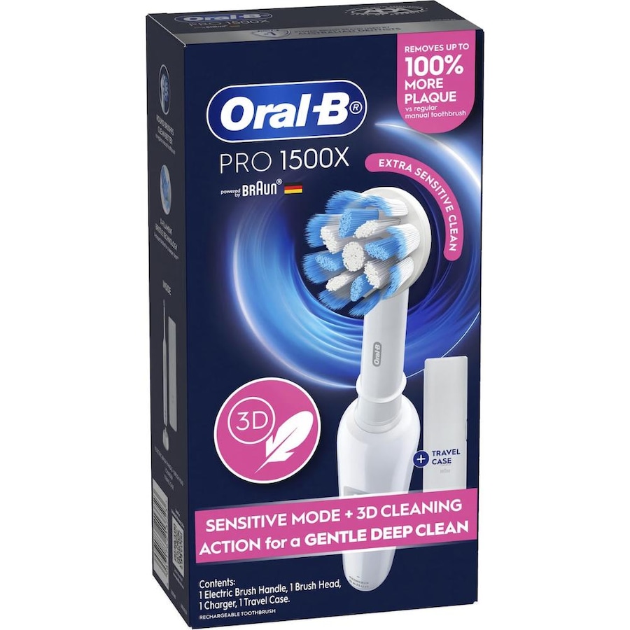Oral-B Pro 1500X Sensitive Clean Electric Toothbrush each