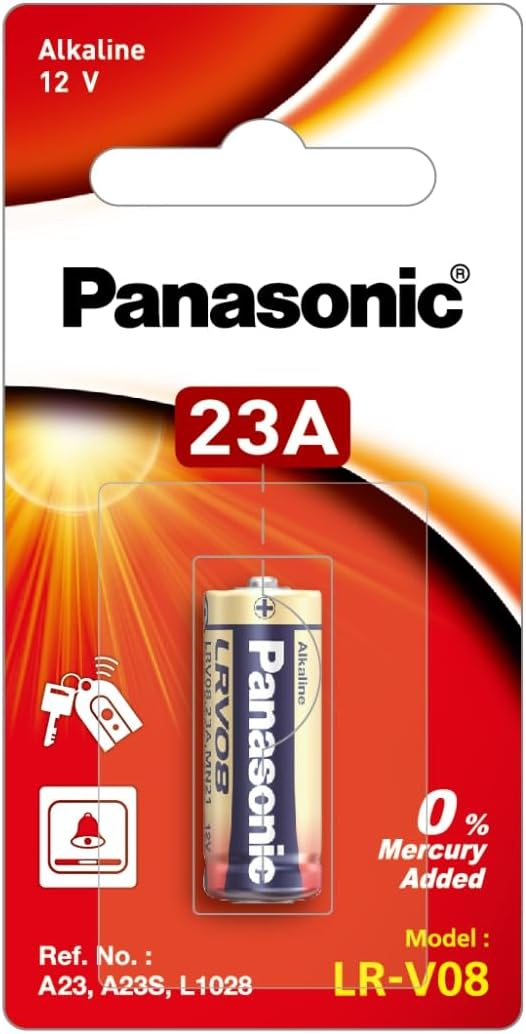 Panasonic Car Alarm Battery 12V Alkaline pack of 1 Essentialhomebiz Australia