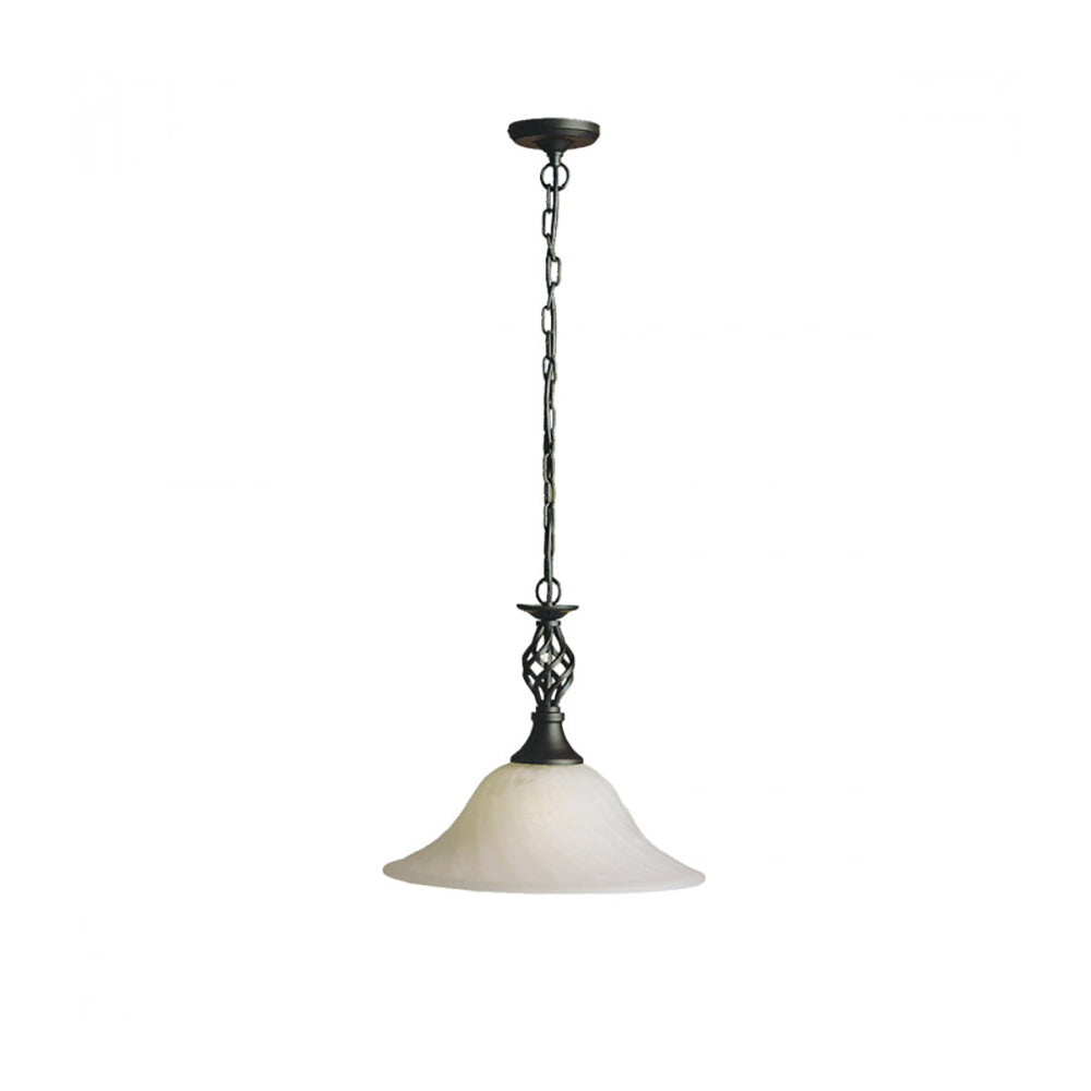 Buy Devon Pendant Light Black Glass / Metal - R4581-1P-BL - MyDeal ...
