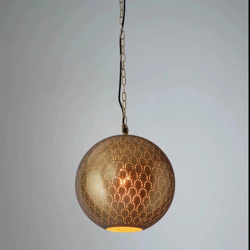 Buy Mamba Pendant Light Brass Metal - ZAF11244 - MyDeal