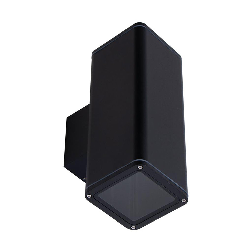 Buy Piper Square Up & Down Wall Lights Black Aluminium - 49226 - MyDeal ...