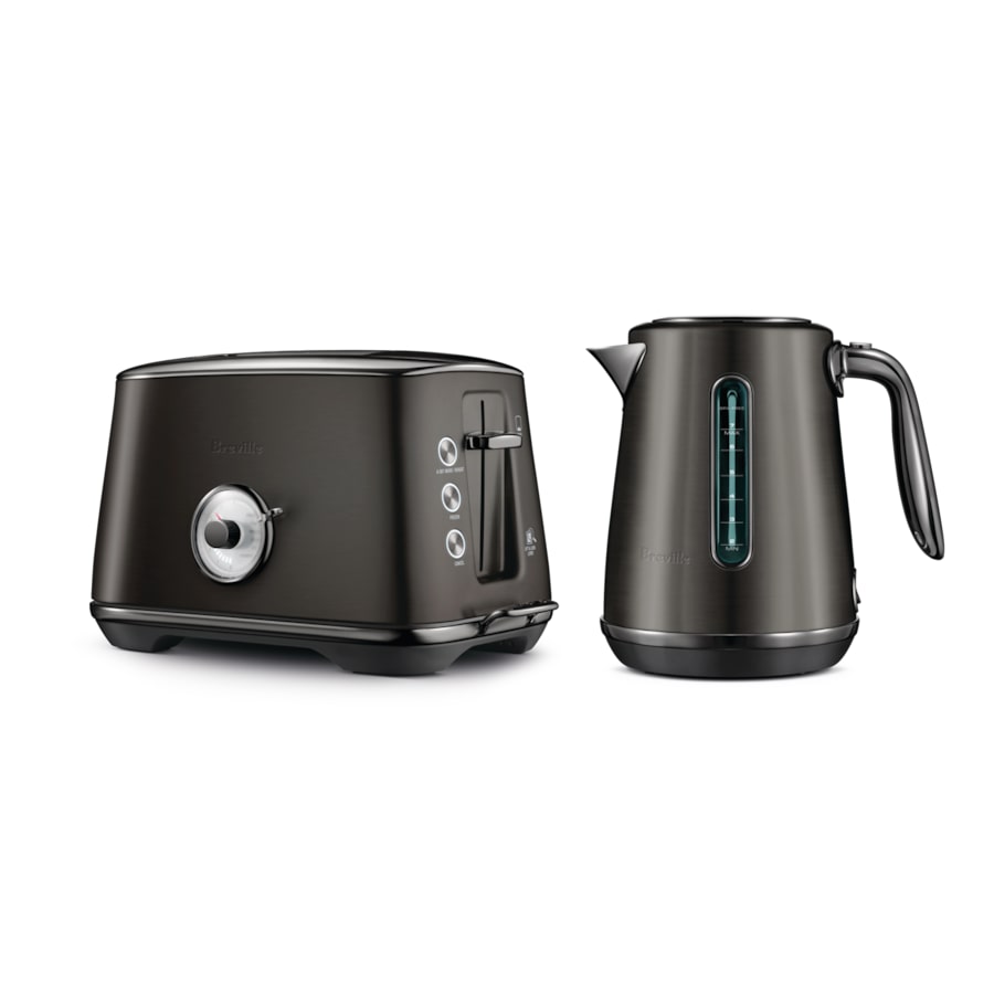 Breville the Luxe Duo Toaster & Kettle Set - Noir
