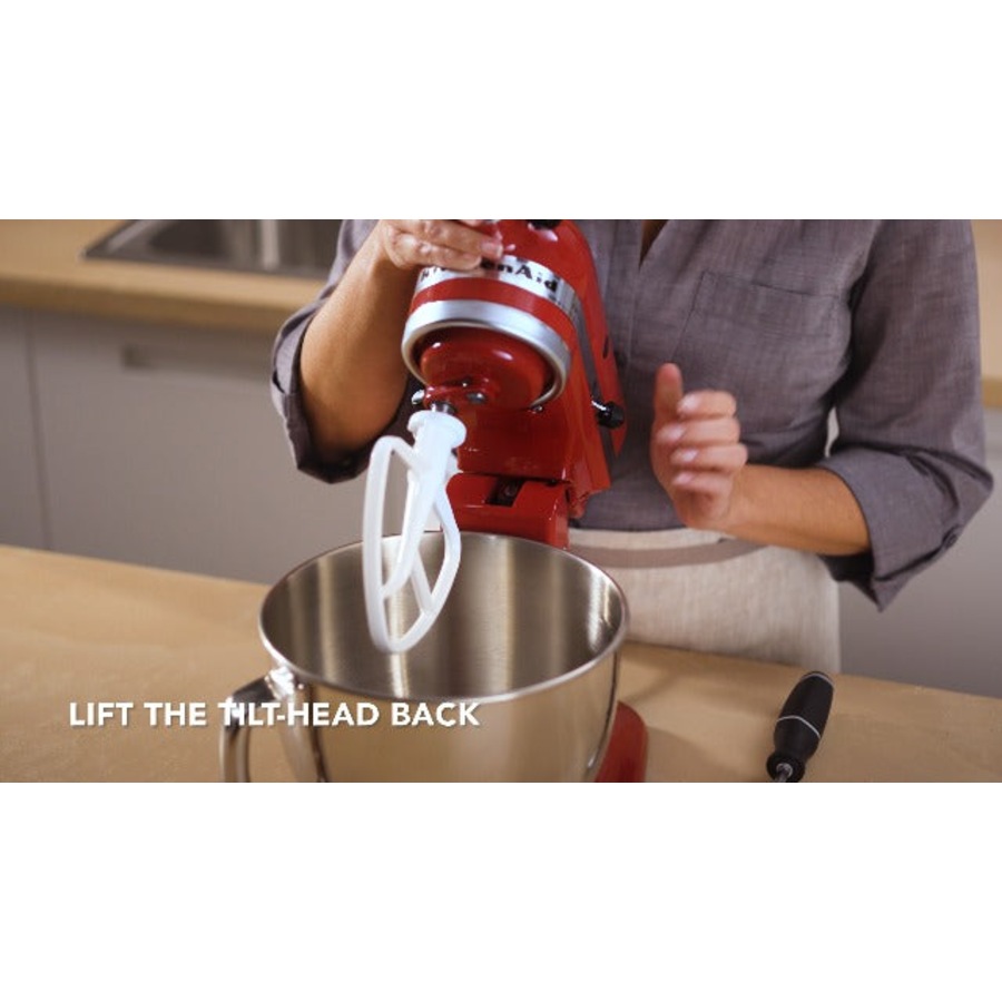 KitchenAid KSM150 Matte Black 300W 10 Speed 4.7L Stainless Steel Bowl Tilt-Head Stand Mixer, Whisk, Flat Beater, Dough Hook