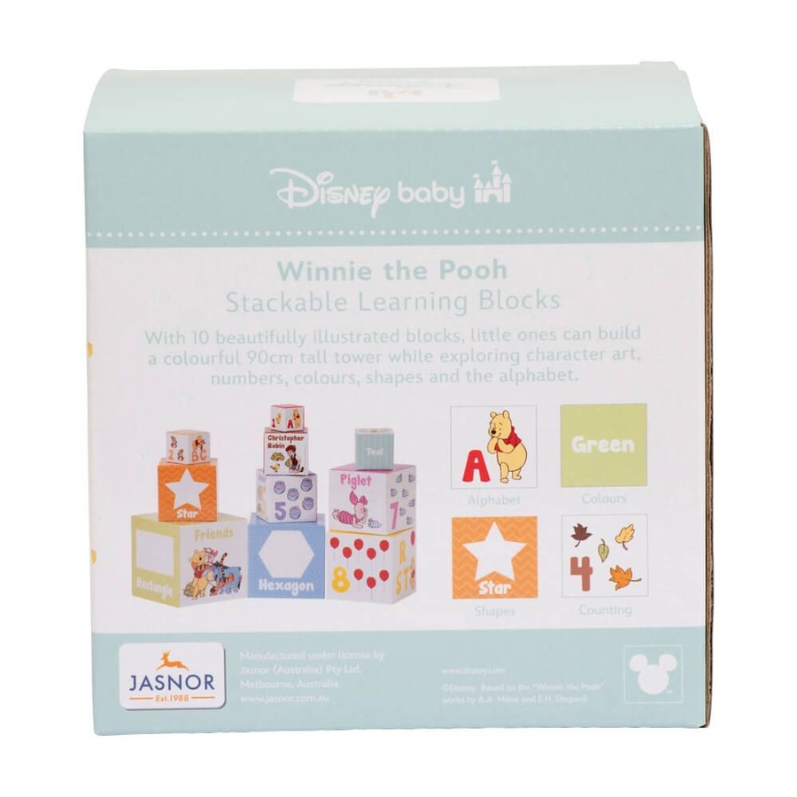 Buy Winnie The Pooh Stackable Learning Blocks - Everyday Rewards Shop