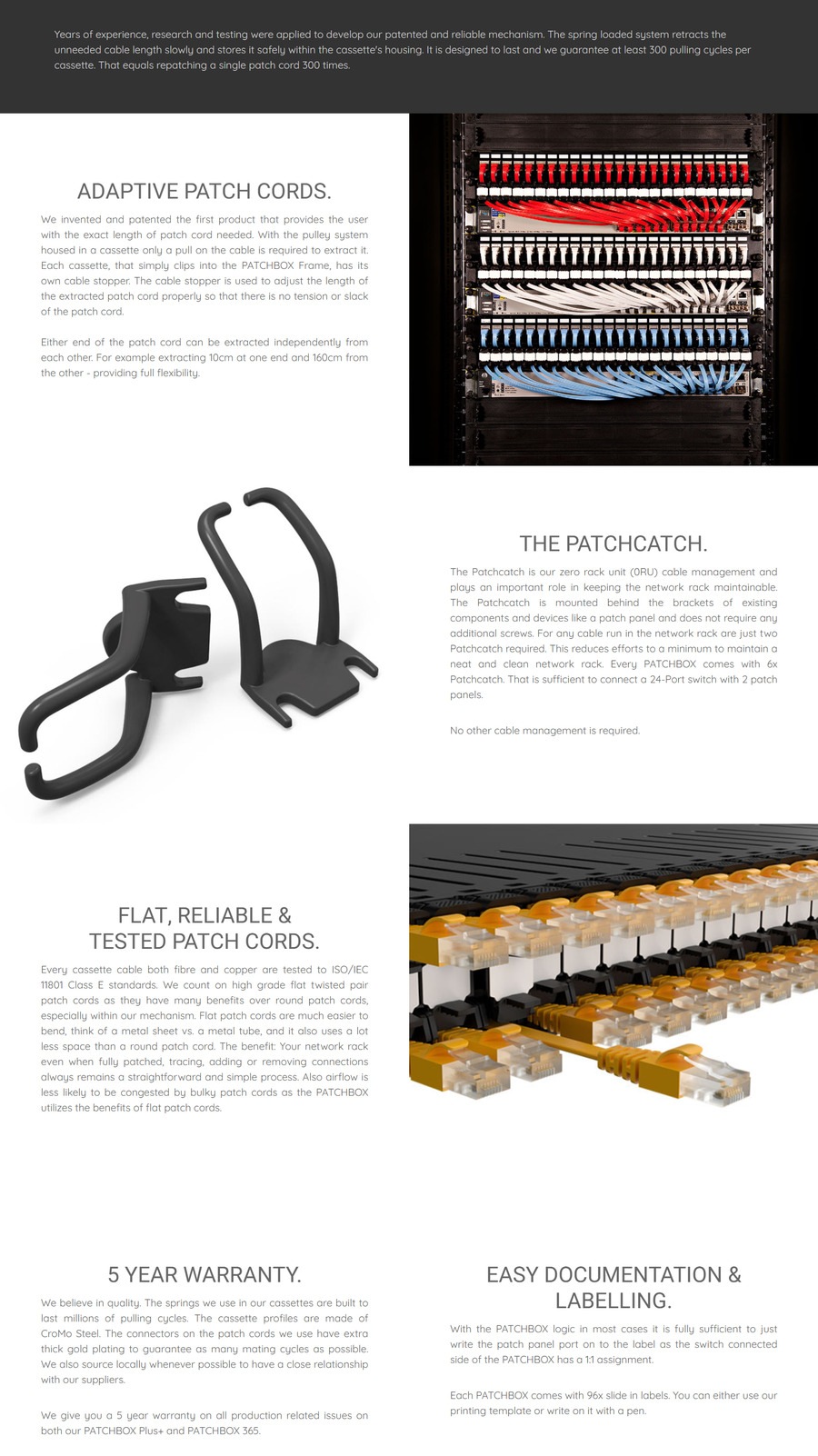 Buy Patchbox PLUS Cable Management System, 1.8m Cat6a STP Cables