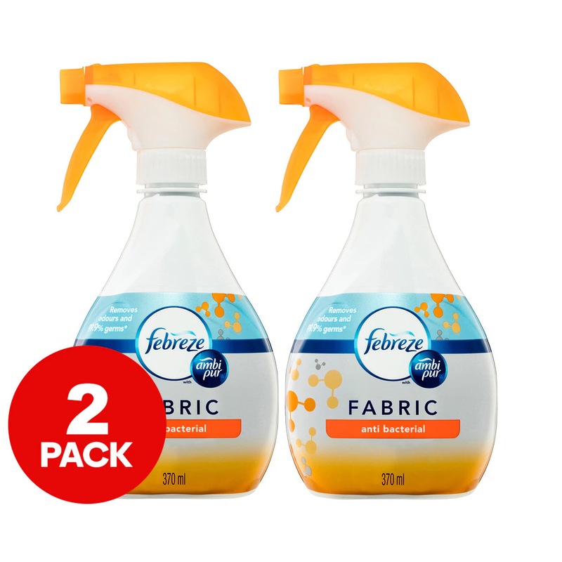Buy 2 x Febreze Ambi Pur Antibacterial Fabric Refresher Spray 370mL
