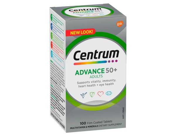 Buy Centrum Advance 50+, Multivitamin with Vitamins & Minerals Eye ...