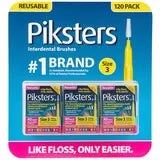 Piksters Interdental Brushes Size 3 Yellow Medium Tapered 40 - View #8