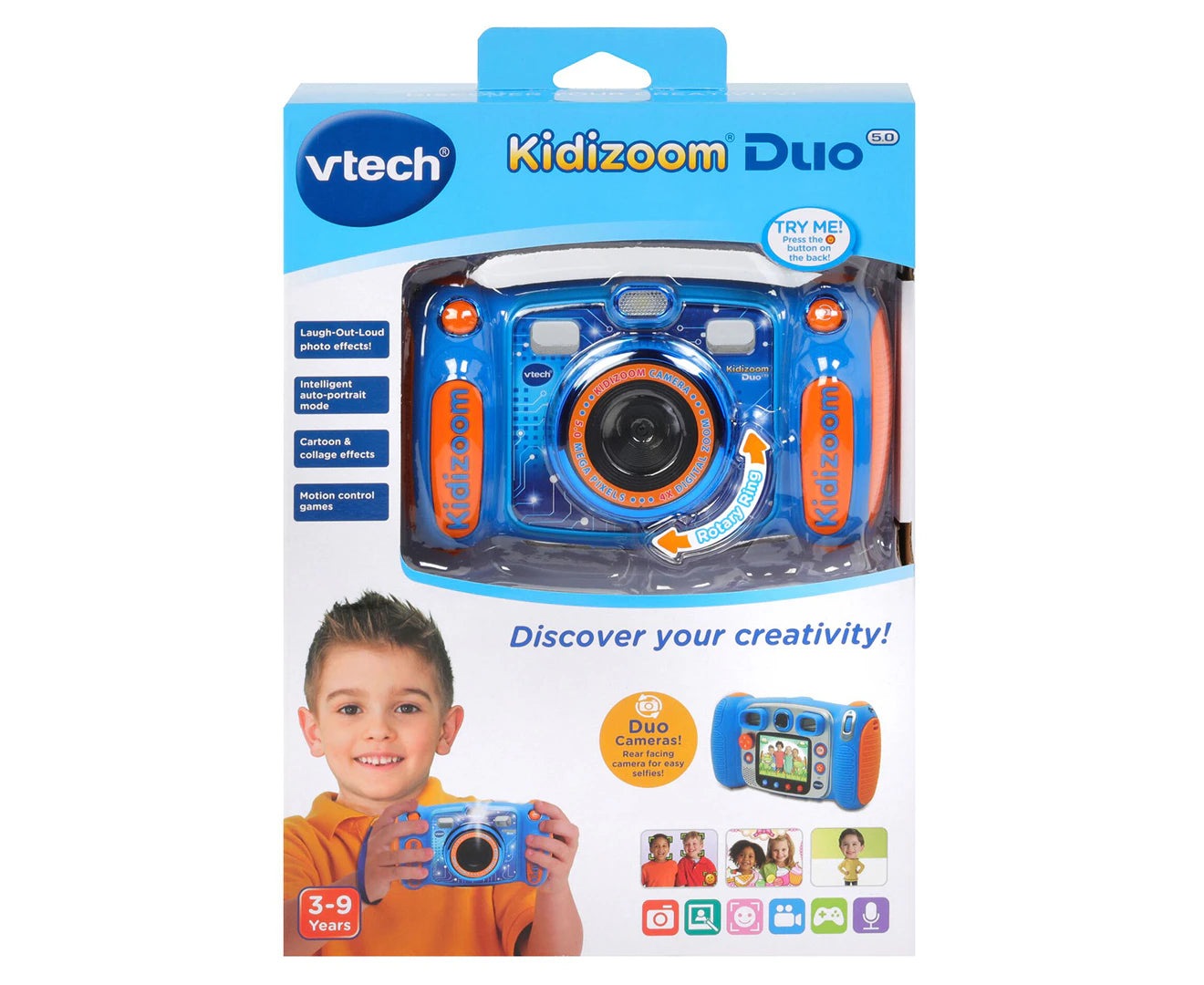 Buy VTech Kidizoom Duo 5 0 Digital Camera Blue - MyDeal Australia