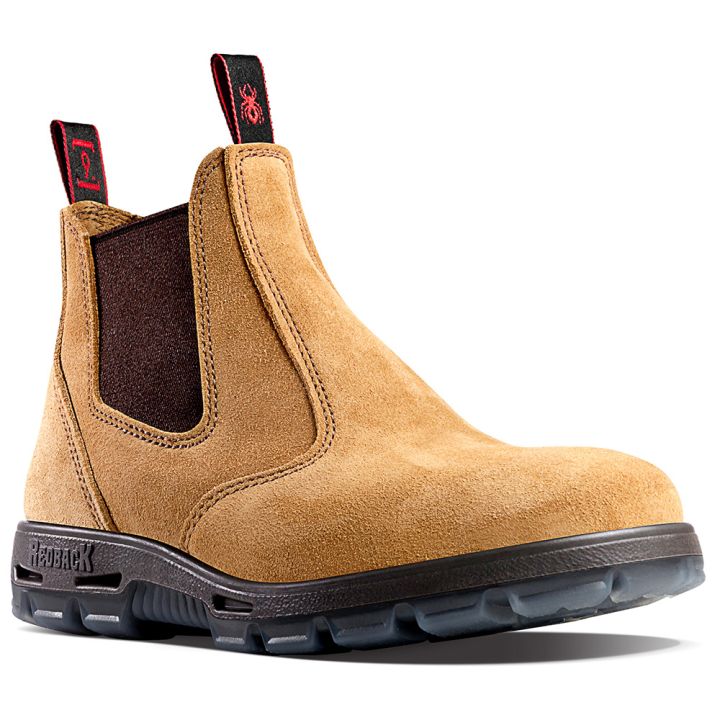 Redback Boot Bobcat UBBA Soft Toe Banana Suede Tools Australia