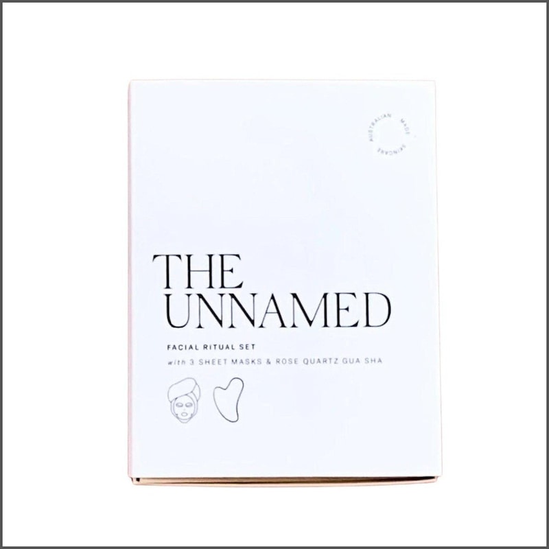 Buy The Unnamed Facial Ritual Set 3 Sheet Masks & Rose Quartz Gua Sha ...