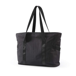 GGP Black Stylish And Practical Water Resistant Tote Bag For Daily Use & Yoga Spacious With Convenient Compartments