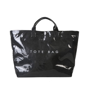 GGP Black Trendy Waterproof Tote Bag Lightweight And Durable Carryall