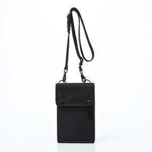 GGP Black Water Resistant Nylon Crossbody Phone Bag Compact Travel Wallet & Card Holder For Men And Women(Mobile Phones And Cards Are Shooting Props, Not Included)