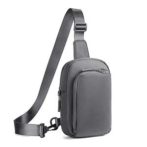GGP Dark Grey Trendy Waterproof Sling Bag Lightweight Crossbody Chest Pack, Adjustable Strap