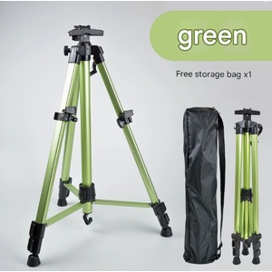 GGP Green Lightweight Adjustable Aluminum Camera Tripod With Carry Bag Professional Photography Stand