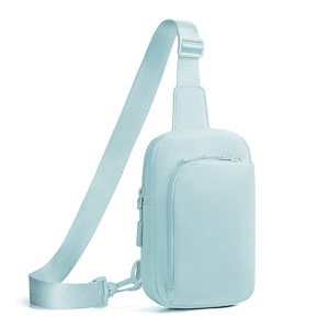 GGP Light Blue Trendy Waterproof Sling Bag Lightweight Crossbody Chest Pack, Adjustable Strap