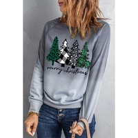 GGP Merry Christmas Tree Graphic Sweatshirt M