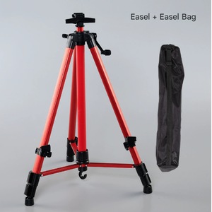 GGP Red Lightweight Adjustable Aluminum Camera Tripod With Carry Bag Professional Photography Stand