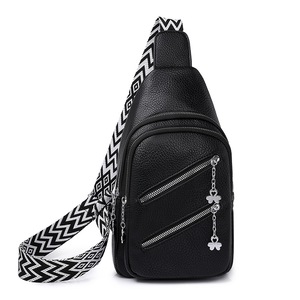 GGP Waterproof Crossbody Sling Bag With Adjustable Strap Black