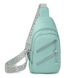 GGP Waterproof Crossbody Sling Bag With Adjustable Strap Mint Green
