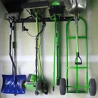 P&P Extra Long Forks Shovels Rake Holder Wall Mount Garden Farm Tools Storage Hanger
