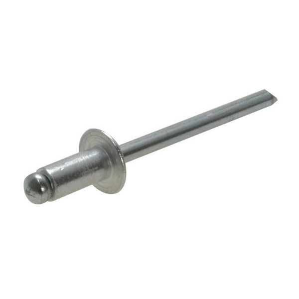Buy P&P Pack Of 500 Classic Cream Alum Steel 4-3 (3.2 X 8L) Dome Rivet ...
