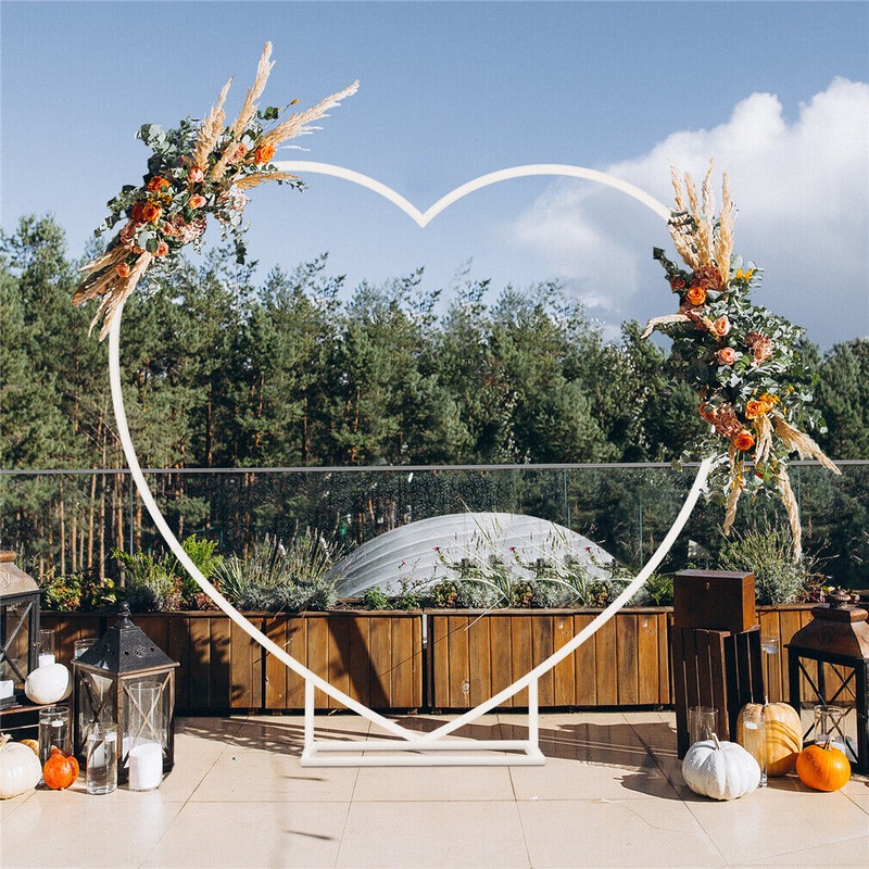 Buy Romantic Heart Shaped Wedding Arch: Perfect For Love-filled 