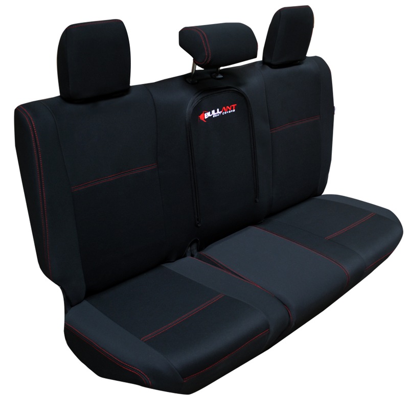 Buy Premium Neoprene Rear Seat Covers Suit Mitsubishi Triton MQ & MR (May 2015 to Jan 2024) MyDeal
