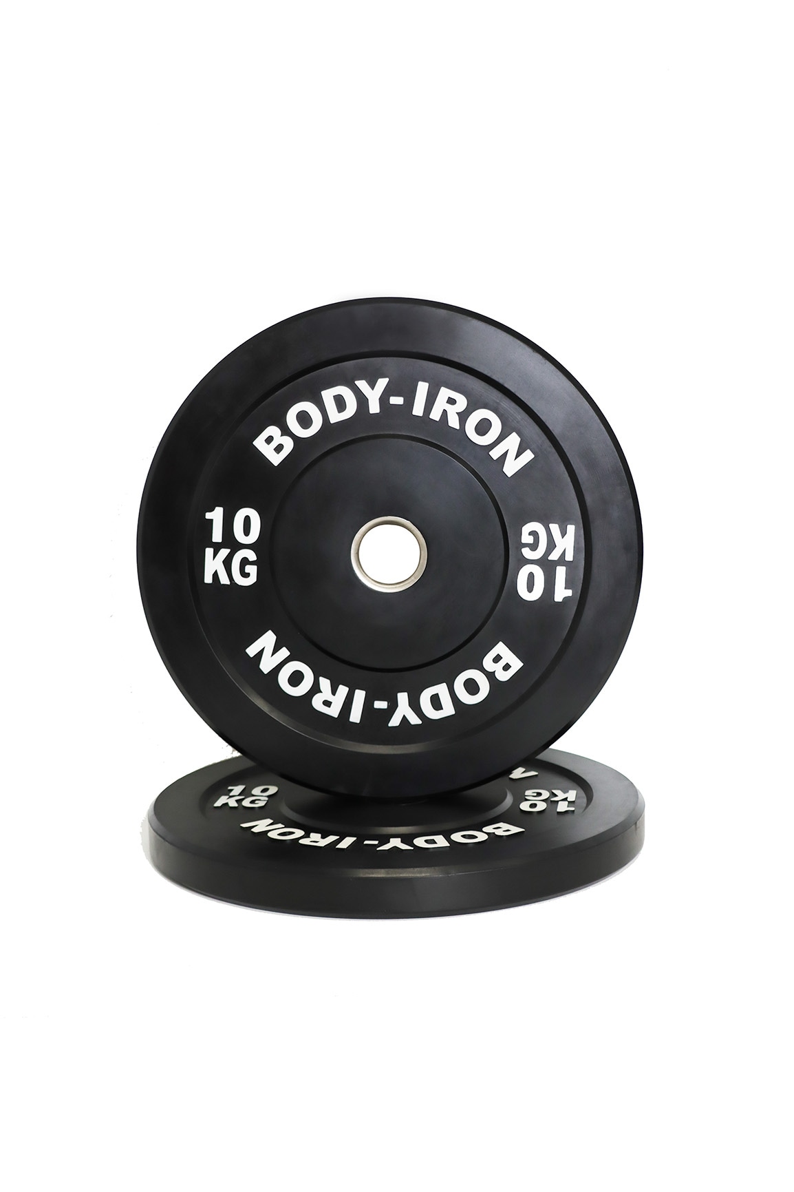 Body Iron 10kg Pro Bumper Plate Black Pair Australia