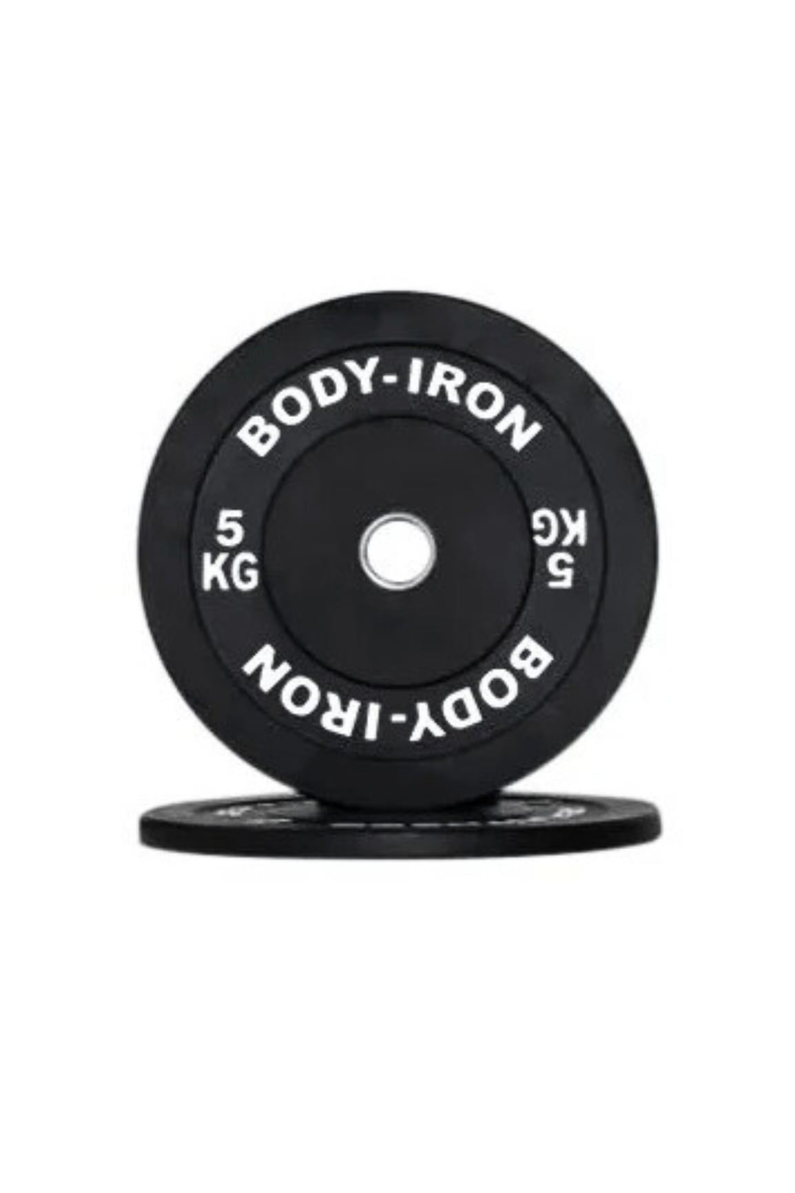 Body Iron 5kg Pro Bumper Plate Black Pair Australia
