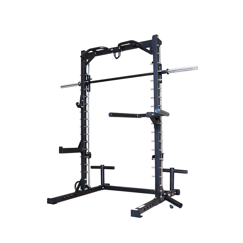 Buy Body Iron Smith Machine Half Rack MyDeal