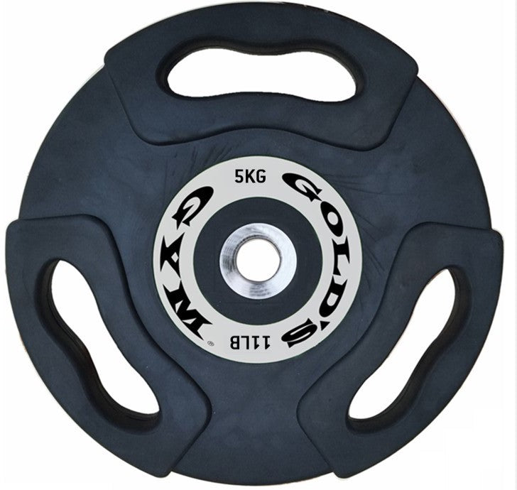Gold’s Gym 5kg Olympic Tri-Grip Weight Plate Pair Australia