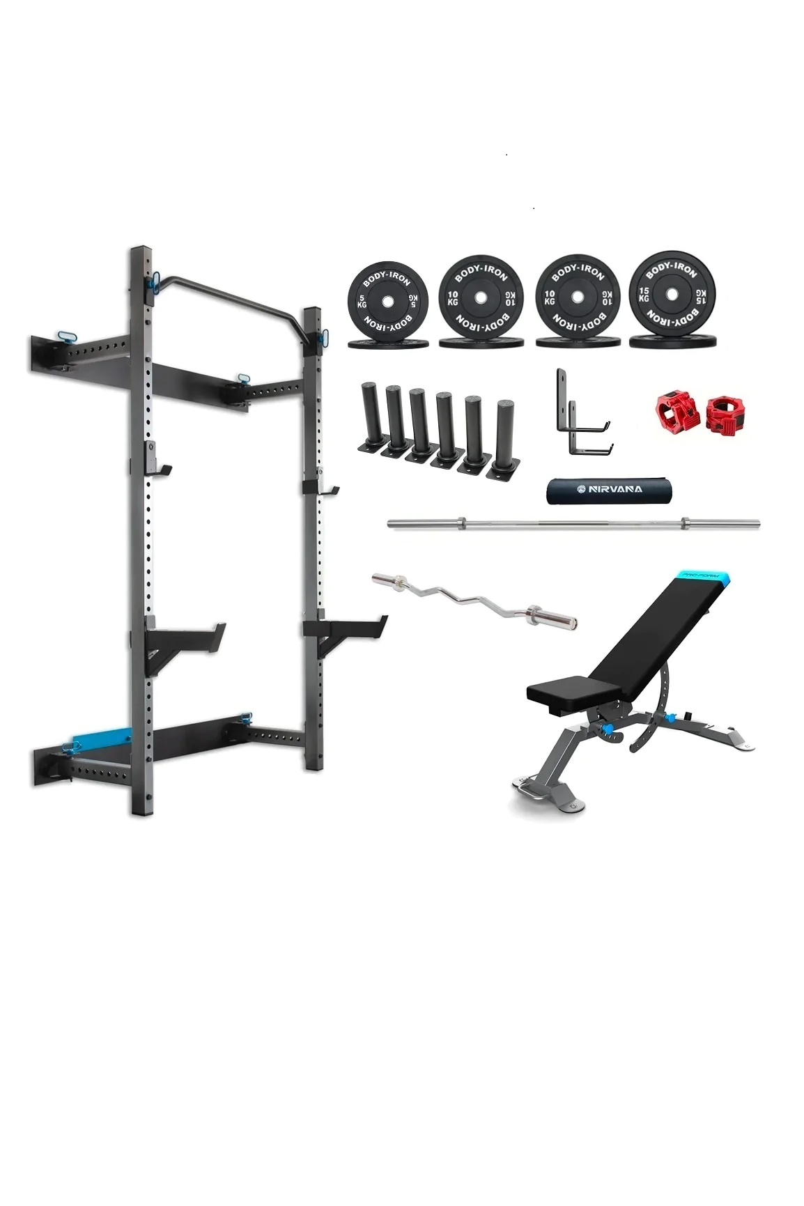 ProForm Foldable Wall Squat Rack Package V5 Australia