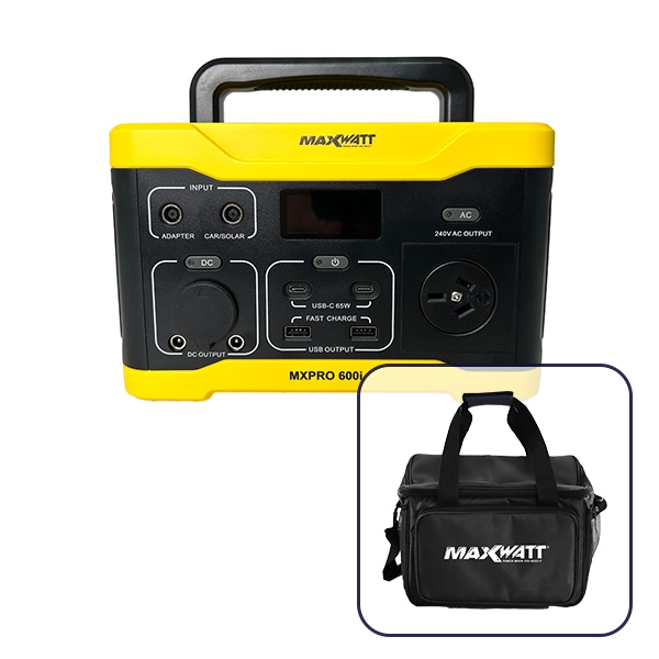 Maxwatt 265Wh Pro Series Portable Power Station with Carry Bag Australia